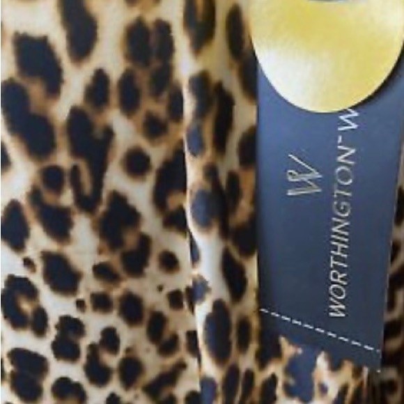 NEW Worthington Animal Print Skirt - Picture 2 of 7